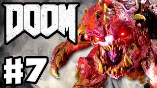 DOOM - Gameplay & Campaign Walkthrough Part 7 - Hell on Mars! Pinky! (Doom 4 Gameplay for PC)