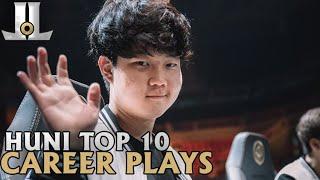 Huni Top 10 Career Plays | Lol esports