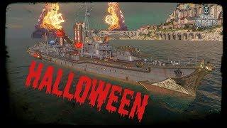 Let's Play World of Warships | Der Holloween Modus ist cool! [ Gameplay - German  -Deutsch ]
