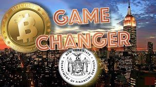 NY Department of Financial Services Calls Bitcoin & Cryptocurrency a "GAME CHANGER".