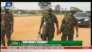 Army Inspects Exercise Python Dance Check Points