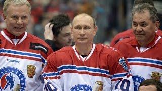 В.В. Путин забил 8 голов в гала матче Ночной Хоккейной Лиги 2015