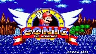 Somari - Mario in Sonic 1 Hack (Sega Mega Drive/Genesis).