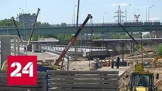 Строительство развязки на шоссе Энтузиастов выходит на финишную прямую