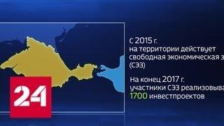 Что дает Крыму свободная экономическая зона - Россия 24