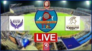 RangaReddy Risers Vs Nizamabad Knights LIVE | G Venkataswamy Memorial Telangana T-20 League