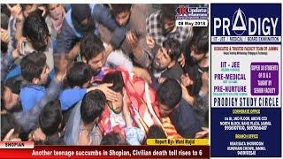 Another teenage succumbs in Shopian, Civilian death toll rises to 6