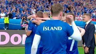 Комментатор Исландии сорвал голос, болея за свою команду на Евро-2016.