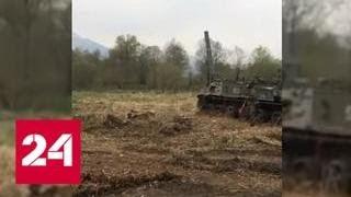 Двое военнослужащих пострадали при взрыве мины на учениях в Северной Осетии - Россия 24