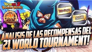 Análisis de las Recompensas del 21er World Tournament! | DBZ Dokkan Battle En Español