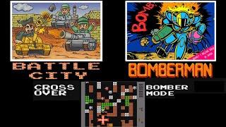Battle City Crossover: Bomberman Mode gameplay (Sega Mega Drive/Genesis)