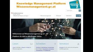 SMWCon 2020/Day 1 - "Knowledge Management in Austrian Government Institutions" by Bernhard Krabina