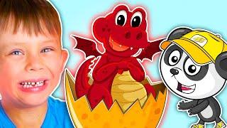 Как Вырастить Динозаврика - Шоу Биби и Яна - Развивающие Мультфильмы Для Малышей