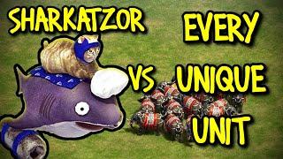 SHARKATZOR vs EVERY UNIQUE UNIT | AoE II: Definitive Edition