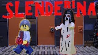 LEGO horror game movie Slendrina: Cellar Escape