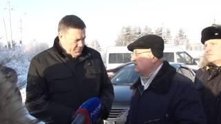 Олег Кувшинников выяснял у подрядчиков причины задержки строительства котельной в Белозерске