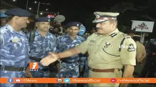 Cyberabad CP Vc Sajjanar New Year 2019 Celebrations With Police In Hyderabad | iNews