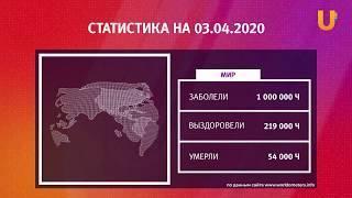 UTV. Коронавирус в Башкирии, России и мире на 3 апреля 2020. Плюс опрос уфимцев
