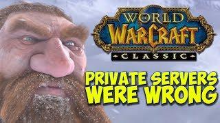 **NEW** WoW CLASSIC UPDATE - PRIVATE SERVERS WERE WRONG & SUMMER RELEASE CONFIRMED