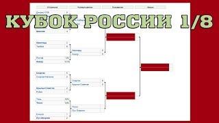 Футбол. Кубок России. Результаты 1/8. Расписание 1/4