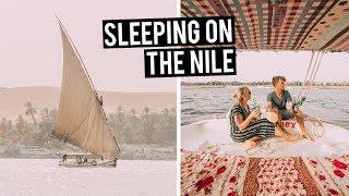 Sleeping on the Nile River | 2 nights on a Felucca in Egypt