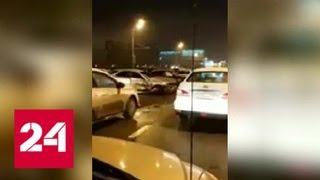 В Краснодаре столкнулись сразу 10 машин - Россия 24