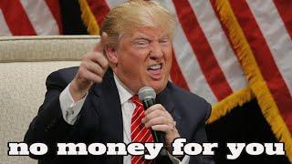 trump attacks stimulus bill may not sign it.... there went that money. stimulus check update