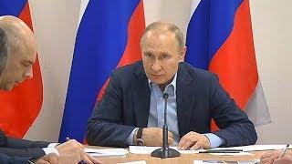 Рабочая поездка Владимира Путина в Тулун. Полное видео