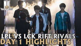 LCK vs LPL vs LMS/VCS Day 1 Highlights | Rift Rivals 2019