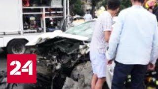 Массовая авария на Кутузовском проспекте: столкнулись 5 автомобилей - Россия 24