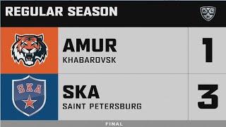 Амур - СКА 1:3 | КХЛ - регулярный чемпионат | 2 октября 2020 | Обзор матча