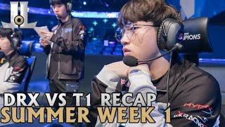 Dragon X vs T1 Highlights & Recap | 2020 LCK Summer Week 1