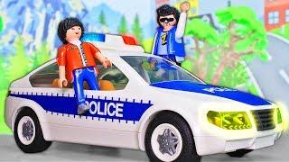 Новые мультики про машинки и полицию. Спасение. Мультфильмы 2019 для детей - Про игрушки плеймобил