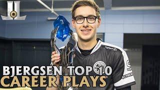 Bjergsen Top 10 Career Plays | Lolesports