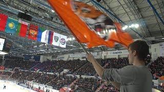 О хоккее - весело и задорно. Игроки хабаровского СКА побывали на матче КХЛ "Амур" - СКА