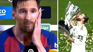 Реакция МЕССИ на чемпионство РЕАЛА. Реал выиграл Ла Лигу, Барселона проиграла Осасуне