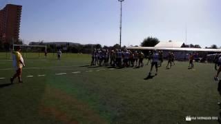 Видео драки между новороссийцами и краснодарцами на матче по американскому футболу