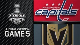 Washington Capitals vs Vegas Golden Knights – Jun.07, 2018 | Final | Game 5 | Stanley Cup 2018.Обзор