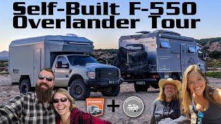 Awesome Full Tour Ford F550 4x4 self-build Truck ► | Overlanders Living the Vanlife
