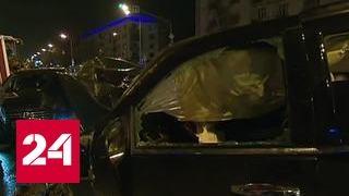 Ночные гонки по Москве закончились массовой аварией
