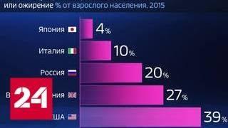 Россия в цифрах. Сколько россиян страдают от избыточного веса - Россия 24