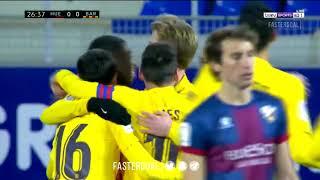 Гол Френки Де Йонга в матче Уэска-Барселона / De Jong goal (03.01.2021)