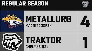 Металлург Мг - Трактор 4:1 | КХЛ - регулярный чемпионат 1 ноября 2020 Лучшие моменты матча