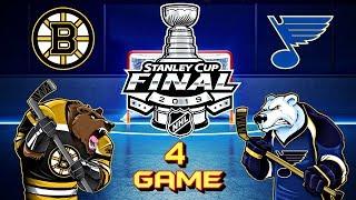 Бостон Брюинз - Сент-Луис Блюз. Финал. Игра 4 | Boston Bruins vs St. Louis Blues. Final. Game 4