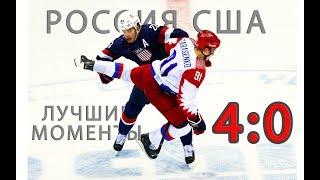 Хоккей Россия США 2018 Олимпиада 2018. Лучшие моменты 4:0 Видео.