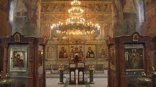 Божественная литургия 24 мая 2020 г., Сретенский мужской монастырь, г. Москва