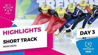 Highlights day 3 I Speed Skating Short Track Men and Women 1500m