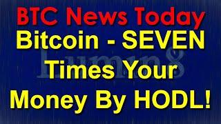 BTC News Today 2020: Bitcoin - SEVEN Times Your Money By HODL!