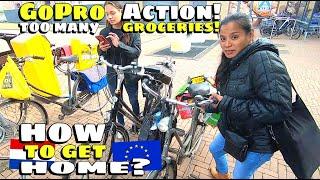 Bikes OVERLOAD with groceries! 20km cycling 