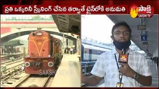 Limited Passenger Trains From Tomorrow, Online Bookings To Start Today | Sakshi TV